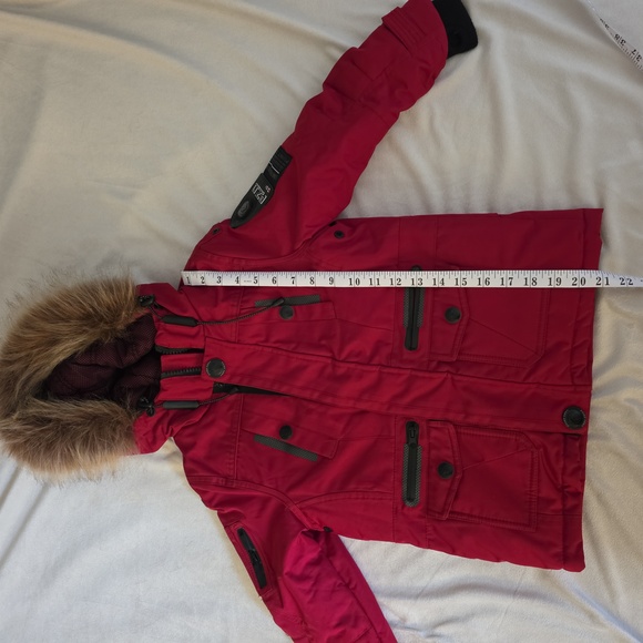 Point Zero Red Parka Jacket - Picture 6 of 15